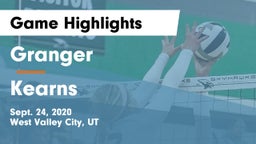 Granger  vs Kearns Game Highlights - Sept. 24, 2020