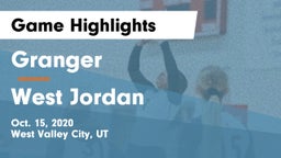 Granger  vs West Jordan Game Highlights - Oct. 15, 2020