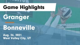 Granger  vs Bonneville  Game Highlights - Aug. 26, 2021