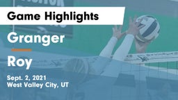 Granger  vs Roy  Game Highlights - Sept. 2, 2021