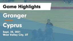 Granger  vs Cyprus  Game Highlights - Sept. 28, 2021