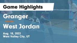 Granger  vs West Jordan  Game Highlights - Aug. 18, 2022
