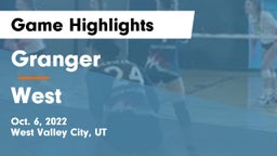 Granger  vs West  Game Highlights - Oct. 6, 2022