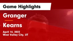 Granger  vs Kearns  Game Highlights - April 14, 2022