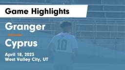Granger  vs Cyprus  Game Highlights - April 18, 2023