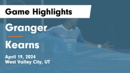 Granger  vs Kearns  Game Highlights - April 19, 2024