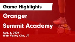 Granger  vs Summit Academy  Game Highlights - Aug. 6, 2020