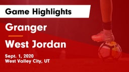 Granger  vs West Jordan  Game Highlights - Sept. 1, 2020