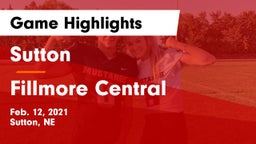 Sutton  vs Fillmore Central  Game Highlights - Feb. 12, 2021