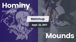Matchup: Hominy  vs. Mounds 2017