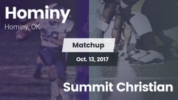 Matchup: Hominy  vs. Summit Christian 2017