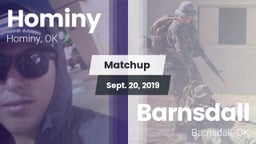 Matchup: Hominy  vs. Barnsdall  2019