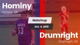 Matchup: Hominy  vs. Drumright  2019