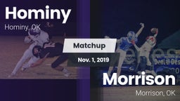 Matchup: Hominy  vs. Morrison  2019