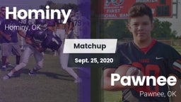 Matchup: Hominy  vs. Pawnee  2020