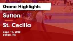 Sutton  vs St. Cecilia  Game Highlights - Sept. 19, 2020