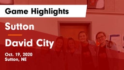 Sutton  vs David City  Game Highlights - Oct. 19, 2020