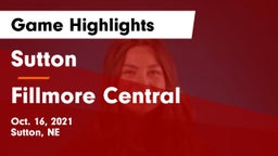 Sutton  vs Fillmore Central  Game Highlights - Oct. 16, 2021