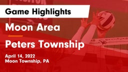 Moon Area  vs Peters Township  Game Highlights - April 14, 2022