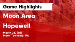 Moon Area  vs Hopewell  Game Highlights - March 28, 2023