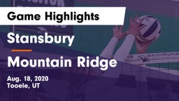 Stansbury  vs Mountain Ridge  Game Highlights - Aug. 18, 2020