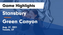 Stansbury  vs Green Canyon  Game Highlights - Aug. 27, 2021