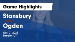 Stansbury  vs Ogden  Game Highlights - Oct. 7, 2022