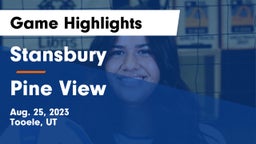 Stansbury  vs Pine View  Game Highlights - Aug. 25, 2023