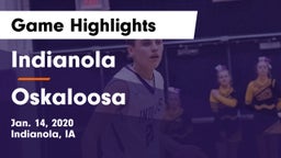 Indianola  vs Oskaloosa  Game Highlights - Jan. 14, 2020