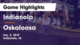 Indianola  vs Oskaloosa  Game Highlights - Jan. 4, 2019