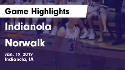 Indianola  vs Norwalk  Game Highlights - Jan. 19, 2019