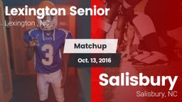 Matchup: Lexington Senior vs. Salisbury  2016