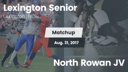 Matchup: Lexington Senior vs. North Rowan JV 2017