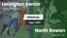 Matchup: Lexington Senior vs. North Rowan  2017