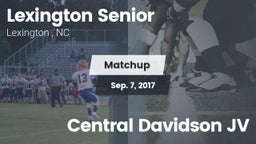Matchup: Lexington Senior vs. Central Davidson JV 2017