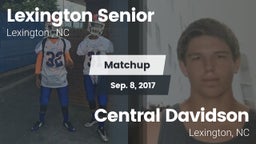 Matchup: Lexington Senior vs. Central Davidson  2017