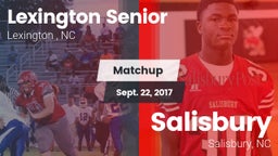 Matchup: Lexington Senior vs. Salisbury  2017