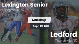 Matchup: Lexington Senior vs. Ledford  2017