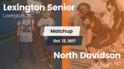 Matchup: Lexington Senior vs. North Davidson  2017