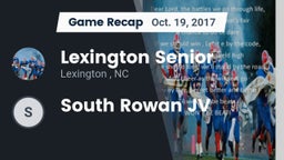 Recap: Lexington Senior  vs. South Rowan JV 2017