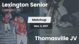 Matchup: Lexington Senior vs. Thomasville JV 2017