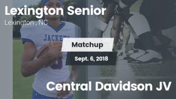 Matchup: Lexington Senior vs. Central Davidson JV 2018