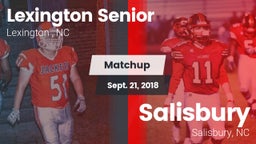 Matchup: Lexington Senior vs. Salisbury  2018