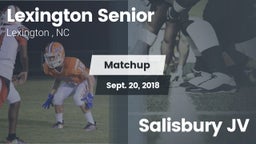 Matchup: Lexington Senior vs. Salisbury JV 2018