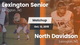 Matchup: Lexington Senior vs. North Davidson  2018