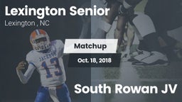 Matchup: Lexington Senior vs. South Rowan JV 2018