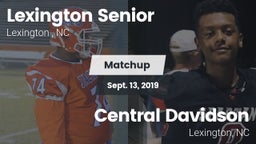 Matchup: Lexington Senior vs. Central Davidson  2019