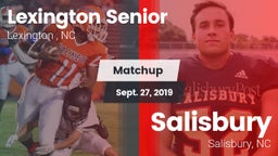 Matchup: Lexington Senior vs. Salisbury  2019