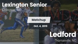 Matchup: Lexington Senior vs. Ledford  2019