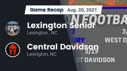 Recap: Lexington Senior  vs. Central Davidson  2021